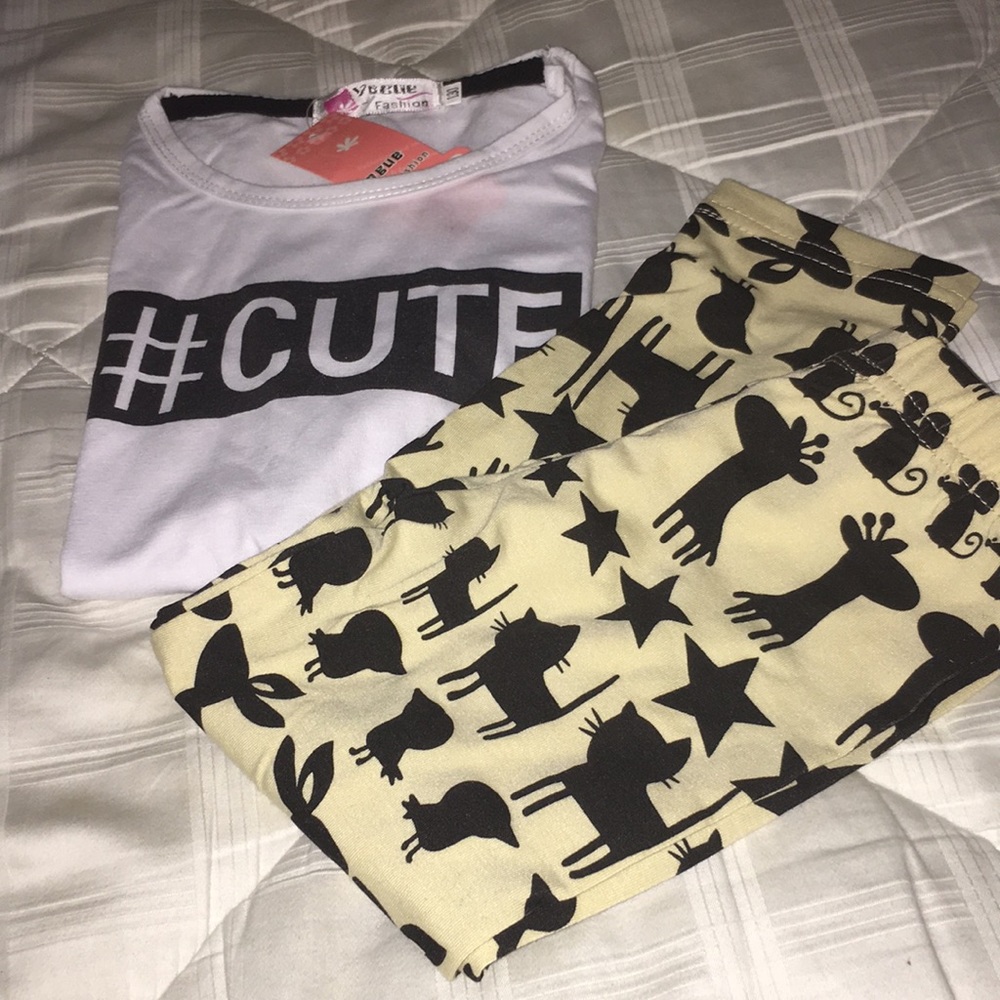 #cute shirt and pants.